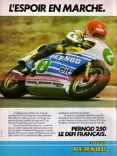 Publicité PERNOD 250 Le défi Français ! MOTO Advertising #00198