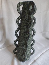 vase scuptural en terre cuite céramique brutaliste   1950 - 1960 à identifier