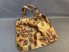 Ancien sac à main de femme vintage années 1950 en tissu costume théatre kitsch