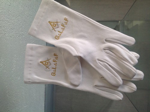 Gants coton brodés - , glff