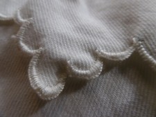 Jupon festonné finette