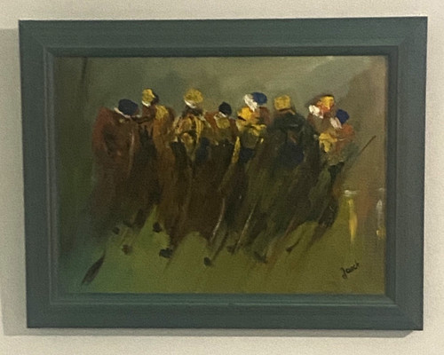 Tableau contemporain figuratif - tableau,