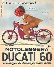 Affiche Ducati 60 - Scooter