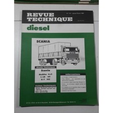 Scania 4x2 L-LB 141 R-T 142 - 1983 - Revue Technique Diesel RTD 119
