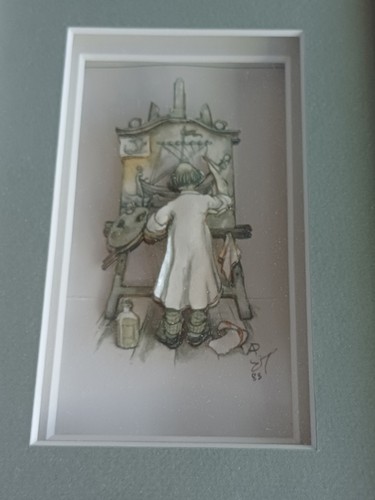 Tableau vintage relief 3d - tableau,