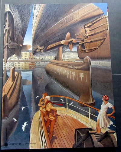 Serigraphie schuiten superbe - serigraphie,