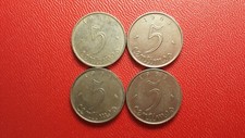 5 centimes France - Lot de 4 pièces 1963 - KM# 927