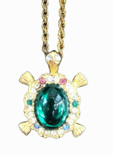 Pendentif , TORTUE DOREE 
