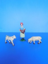 QUIRALU / LA FERME :  LA FERMIERE,  son VEAU et son MOUTON