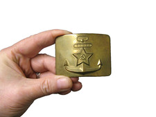 Ancienne  boucle de ceinture de la marine Russe