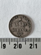 Piece centimes 1866 - 20, en
