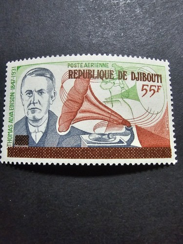 Timbre djibouti inventeur - djibouti,