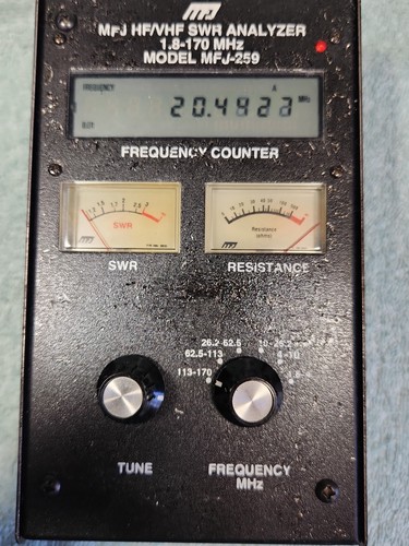 Fore repair mfj 259 - fore, hf/vhf