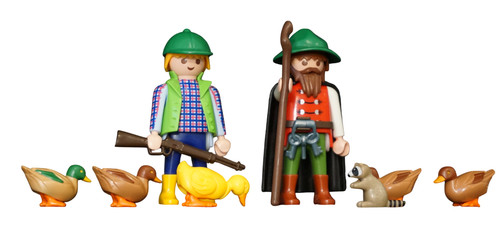 Playmobil personnage chasseur