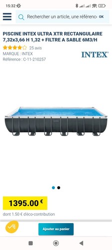 Piscine tubulaire intex ultra - intex,