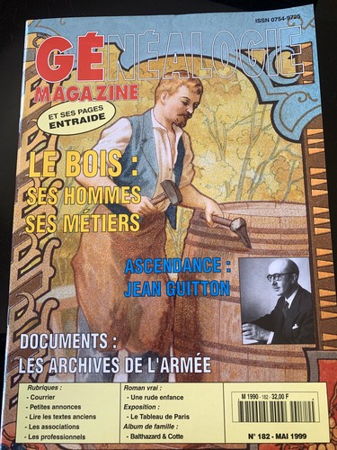 Généalogie magazine 182 - généalogie,