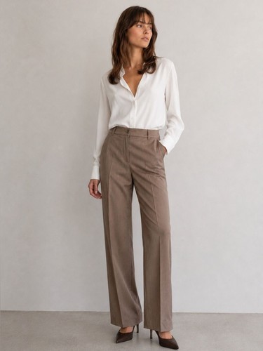 Cop copine taupe pinstripe - copine,