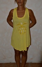 jolie robe jaune CHRISTIAN