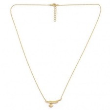 Collier" CZ" plaqué or