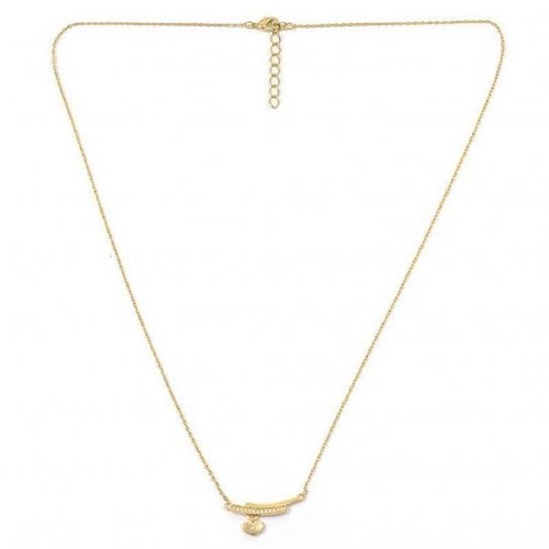 Collier plaqué or - cz",