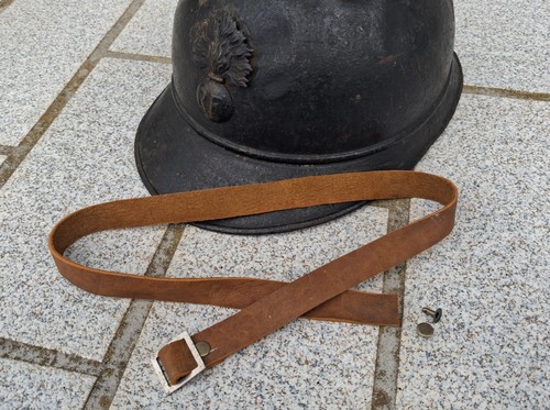 Ww1 jugulaire cuir - jugulaire, pour