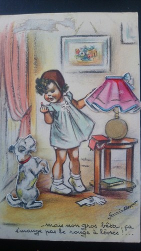 Cpa illustrateur germaine - illustrateur,