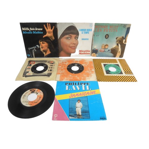 Lot disques tours variete - 8,