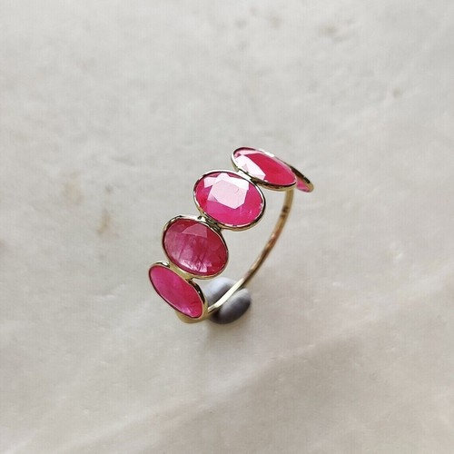 Bague pierre précieuse - , rubis