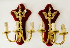 Ancienne paire d'appliques en