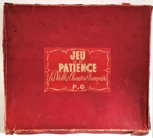 Jeu patience ancien - de, sa
