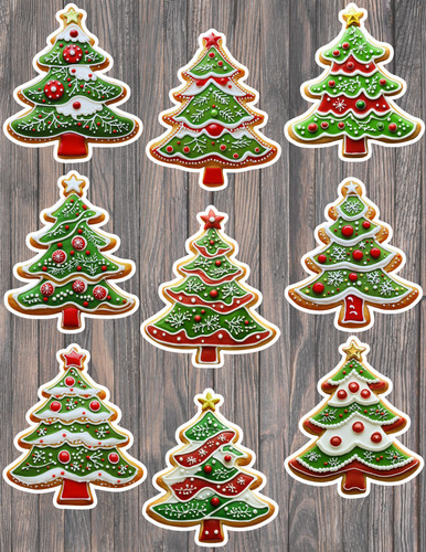 Cookie chrismas tree vinyl - cookie, die