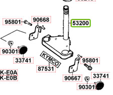 ÉTAGÈRE AVEC TIGE DE SELLE
