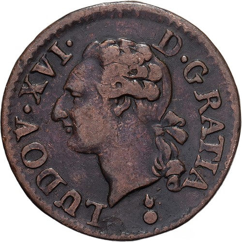 France louis xvi liard - louis, xvi,