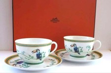 Lot de 2 tasses et soucoupes
