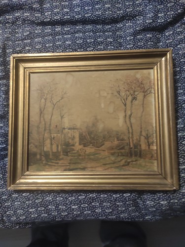 Ancien tableau huile sur - ancien,