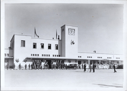 Maroc oujda vue la gare - vue,