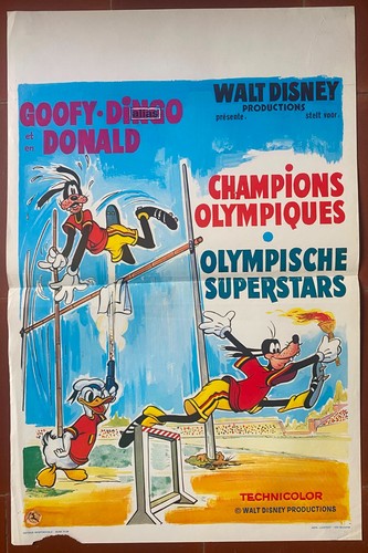 Affiche belge dingo donald - belge, et