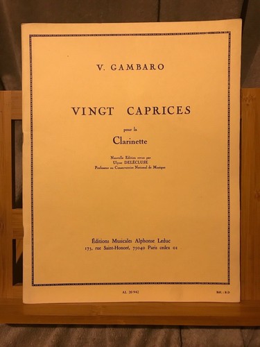 Gambaro vingt 20 caprices - gambaro,