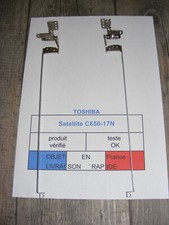 Les 2 charnières pour TOSHIBA