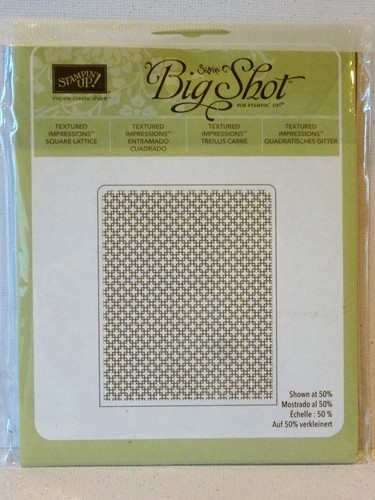 Stampin carré treillis - up,