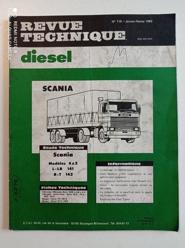 Revue technique 1983 rta 119 - technique,
