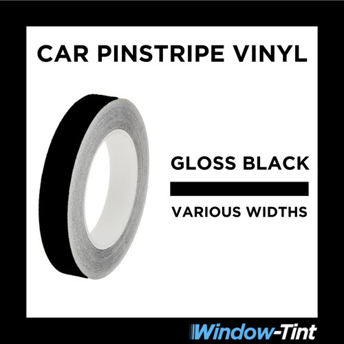 Ruban pinstripe noir - pinstripe,