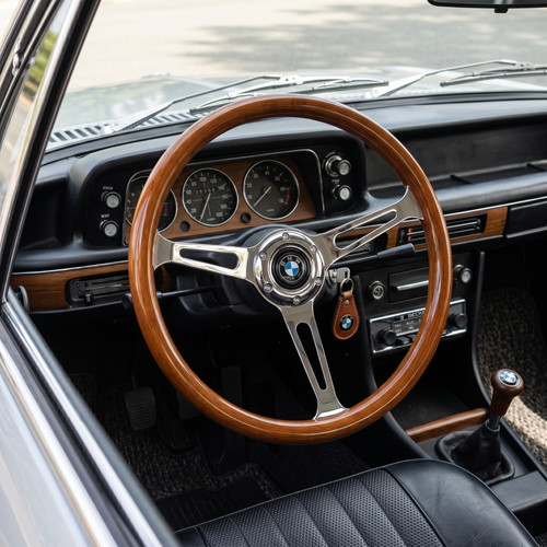 Real wood steering - 15", wheel