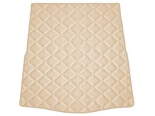 Matelassé Cuir éco BEIGE Tapis coffre pour Mazda 6 III GJ berline 2012-...
