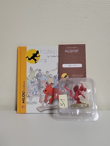 Figurine tintin milou - figurine, n°51