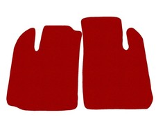 Basic Tapis de sol pour Fiat Doblo Cargo front 2001-2009 Rouge ensemble