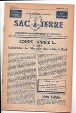 Revue Sac à Terre -Col Bleu- marine nationale Saint Brieuc 22- N° 35 Dec 1957