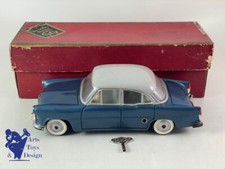 JOUET ANCIEN GEGE REF 30312 SIMCA VERSAILLES MECANIQUE BLEU GRIS VERS 1950 25CM