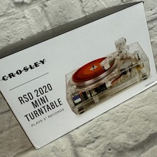 Crosley Mini Turntable Post Malone RSD 2020 3 " Archives USB Batterie Aux Clair