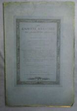 LA GAZETTE ILLUSTREE DES AMATEURS DE JARDINS : AUTOMNE 1913 NUMERO 1 - TRÈS RARE
